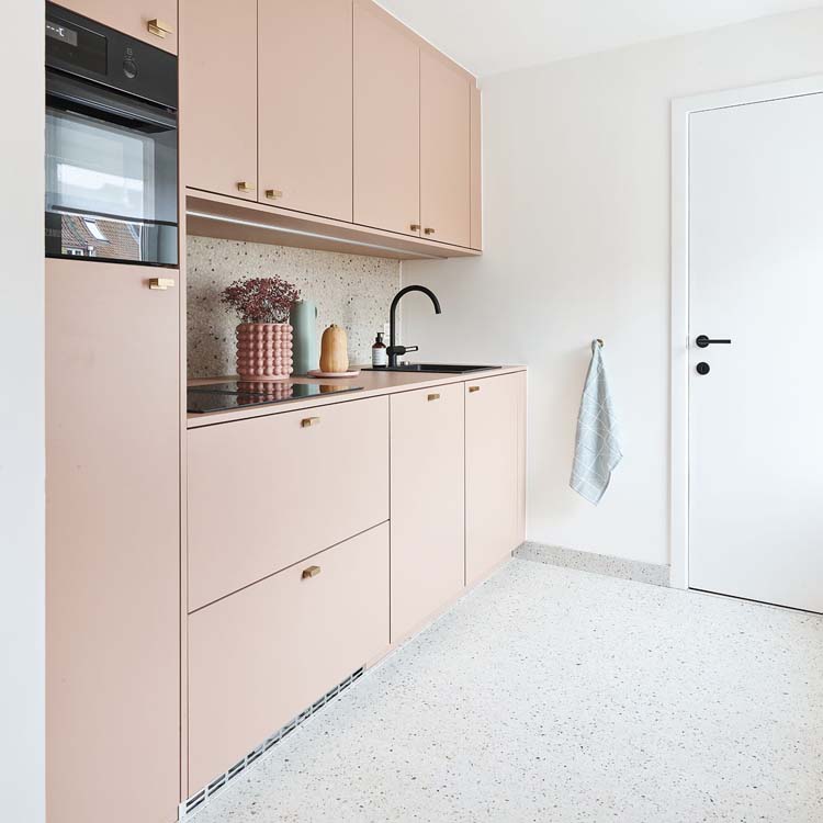 Vinyl vloer Floorify Piccolo tegel 4,5mm beige 90x60cm