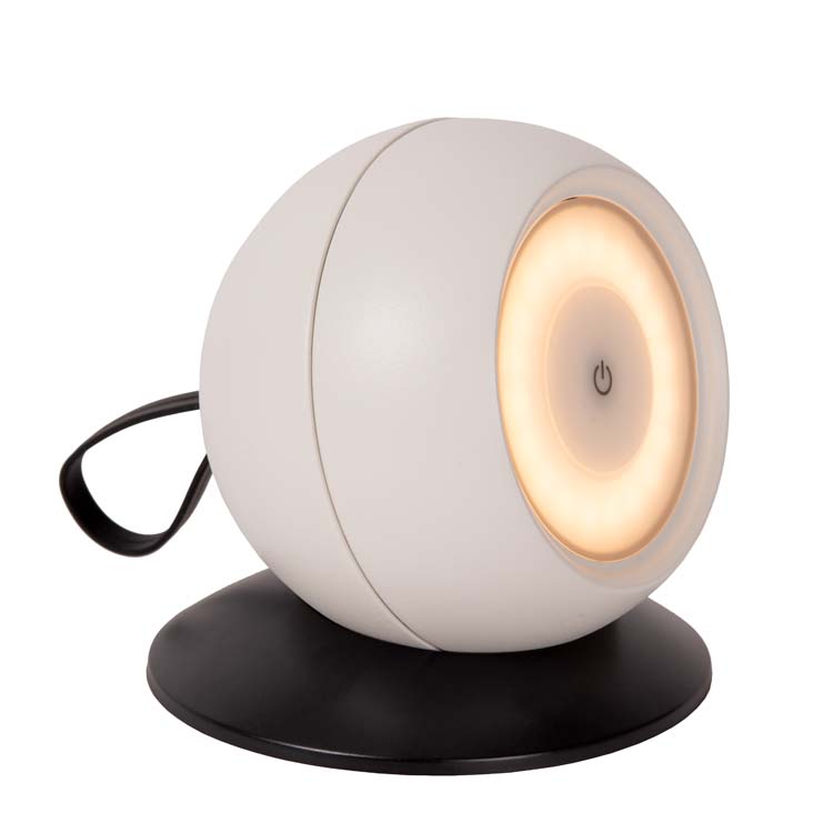 Wandlamp binnen/buiten - wit - dimbaar - LED 1x2W - 3000K - IP54 - magnetisch - oplaadbaar