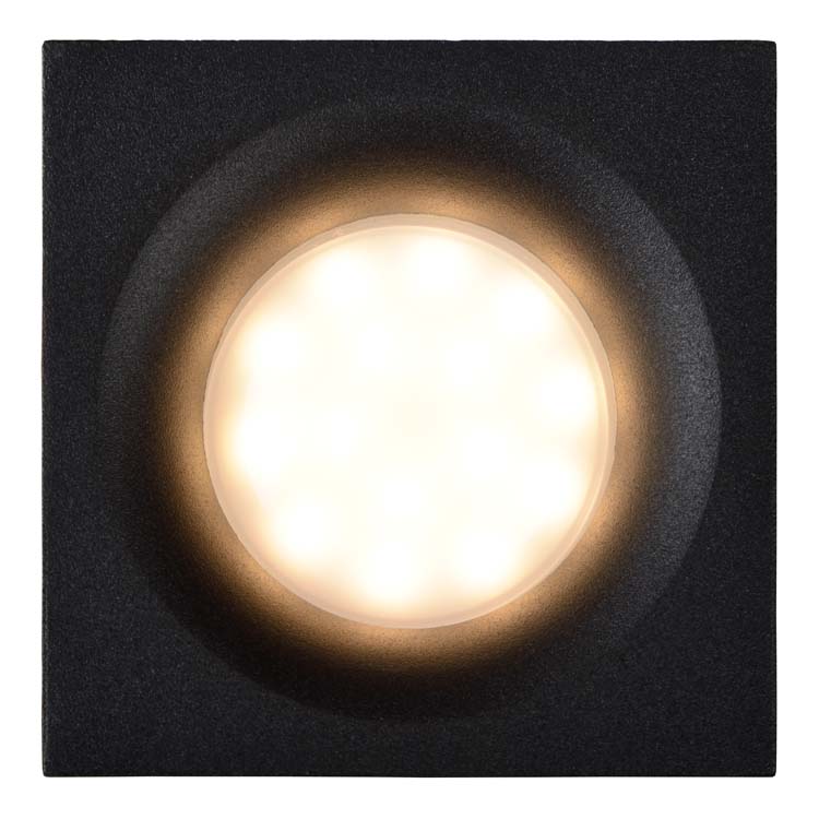Inbouwspot Badkamer - GU10 - IP44 - Zwart