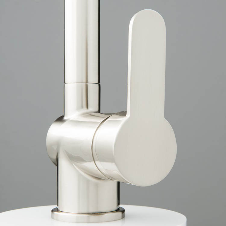 Robinet de cuisine Levi inox-look