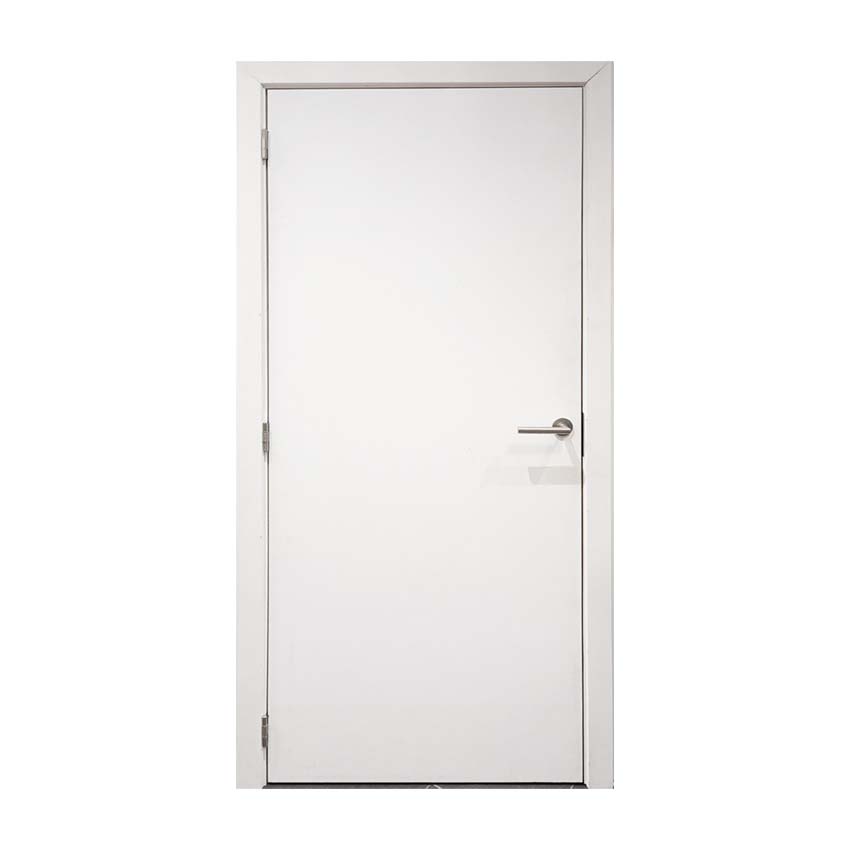 Bloc-porte à peindre alvéolaire 830x2015mm lisse-MDF ébrasement 16.5cm