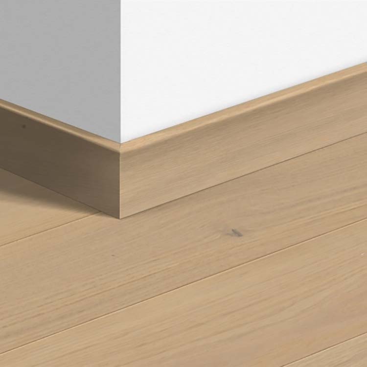 Quick-Step plinthe parquet chêne blanc cotton mat 80x16x2400mm