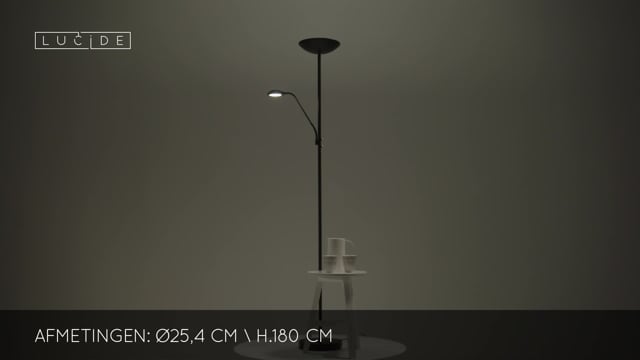 ZENITH - Leeslamp - Ø 25,4 cm - LED Dimb. - 3000K - Zwart ZENITH - Leeslamp - Ø 25,4 cm - LED Dimb. - 3000K - Zwart