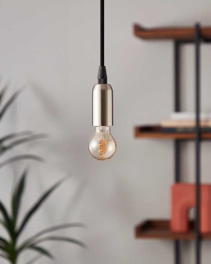 Lampe LED - E14 - ambre - Ø4,5cm - dimmable - 1x4W - 145lm - 2000K - 1 pièce
