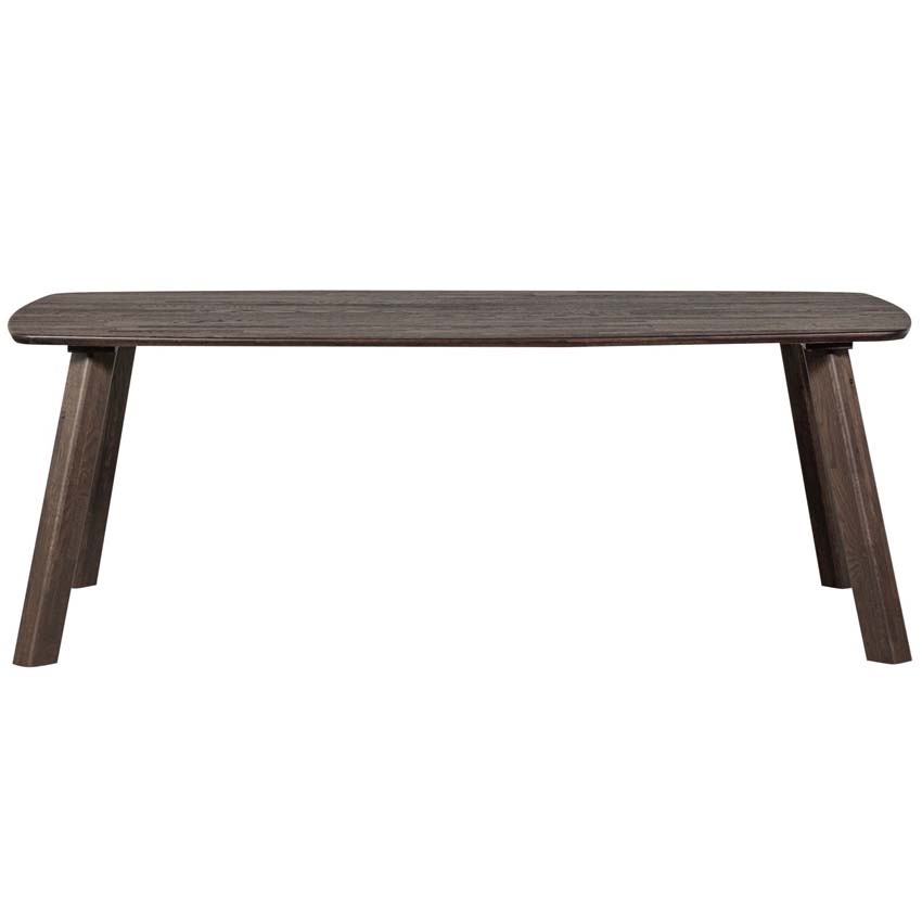 Table Taylor en chêne rectangulaire brun foncé 220x100cm