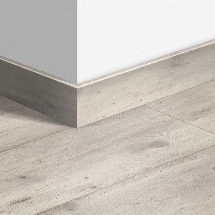 Plinthe parquet Quick-Step 14 x 77 x 2400 mm Béton gris clair
