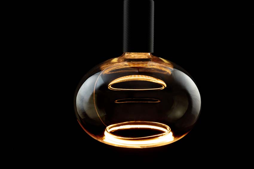 LED lamp - E27 - Goud - 19x20cm - Dimbaar - 4,5W - 300lm - 2200K