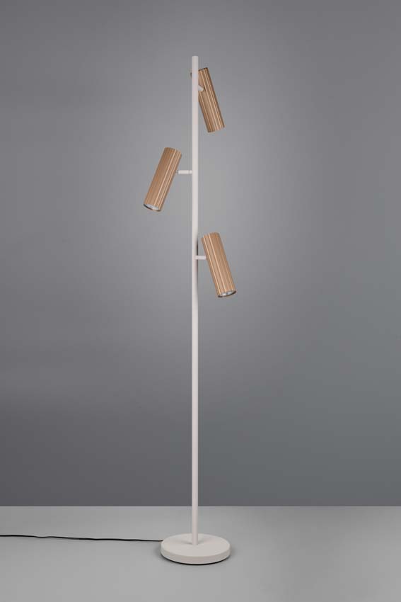 Lampadaire - Café - H150cm - Dimmable - GU10 - 3x10W