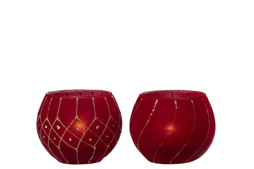 Vaas op voet hoog glas donkerbruin large 15.5x15.5x26.5 cm
