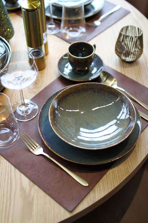 set de vaisselle Ciro porcelain famille de 4 personnes
