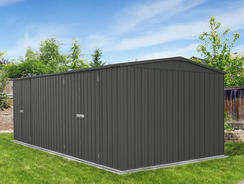 Tuinhuis metaal antraciet Vesder 596x300x230cm