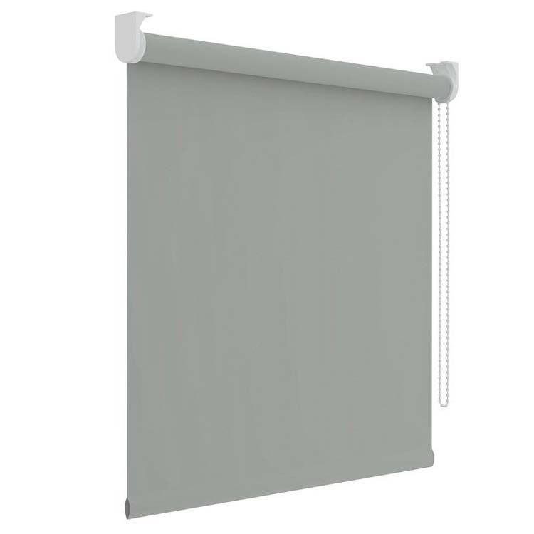 Store enrouleur occultant gris clair 240x250cm