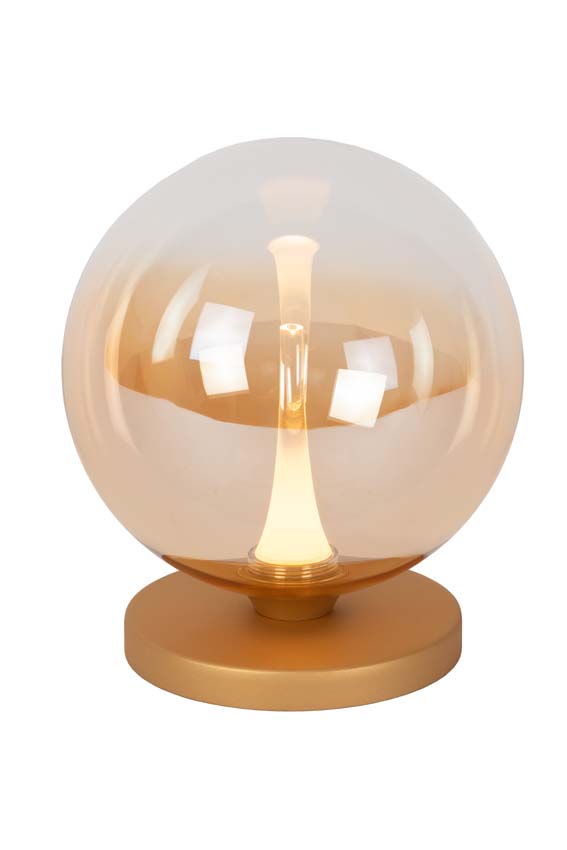 Lucide Premium Gisela - Lampe de table - Ø 16 cm - LED - 1x5W 2700K - Ambre Lucide Premium Gisela - Lampe de table - Ø 16 cm - LED - 1x5W 2700K - Ambre