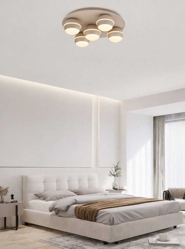 Plafonnier - sable - Ø40cm - dimmable - LED - 1x36W - 3000K