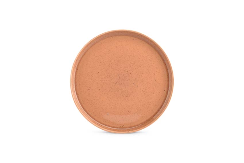 Plat bord Salt&Pepper keramiek oranje Ø27,5x2,5cm