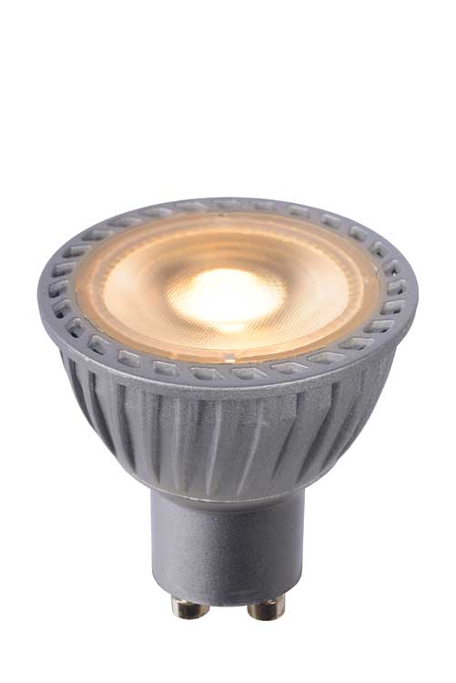 LED lamp - Ø 5 cm - Dim to warm - GU10 - 5W - Grijs/zilver