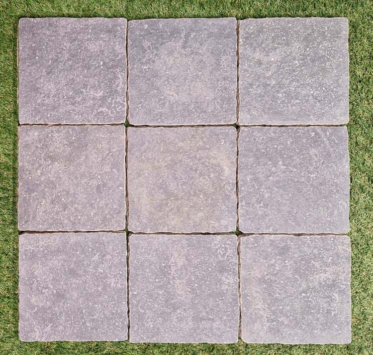 Tegel Binche donkergrijs getrommeld 20x20x2cm