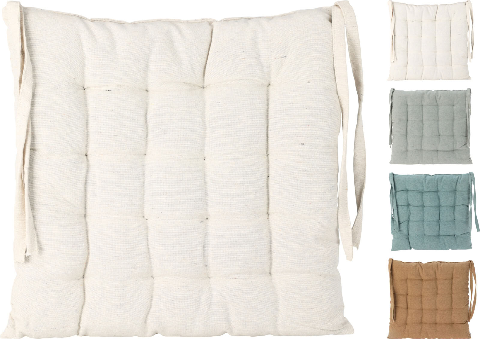 Coussin beige 40x40cm