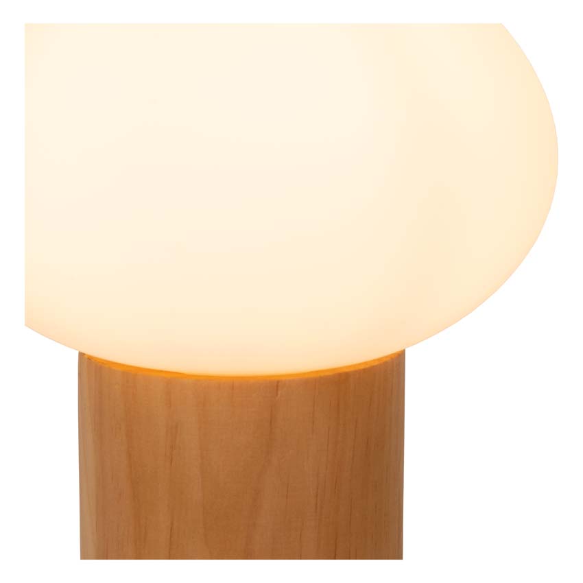 Lucide BIRTLE - Lampe de table - 1xE14 - Opalin