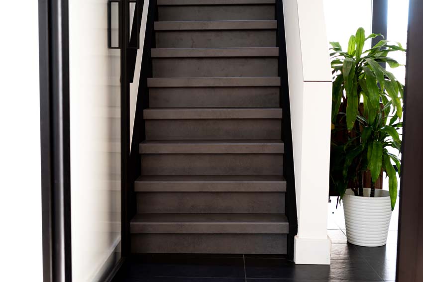 Dubbele traptrede Maestro Dark grey stone 130x61x5,6cm