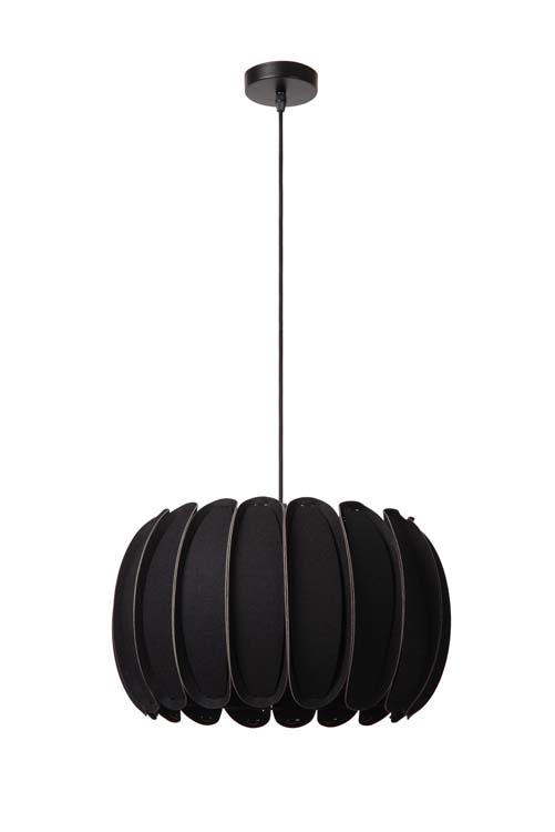 Lucide SPENCER - Suspension - Ø 40 cm - 1xE27 - Noir