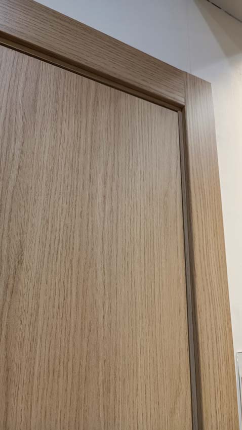 Complete binnendeur Premium Oak 201,5x78cm tubespaan verticaal omkeerbaar + deurkast 16,5cm