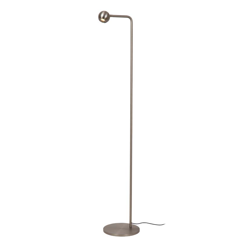 Lucide Premium Montana - Lampadaire - LED dimmable - 1x6,3W 2700K - Café