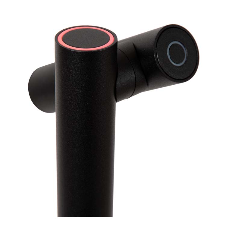 Leeslamp - zwart - H120cm - LED - 2,2W - 2700K - IP54 - met oplaadstation