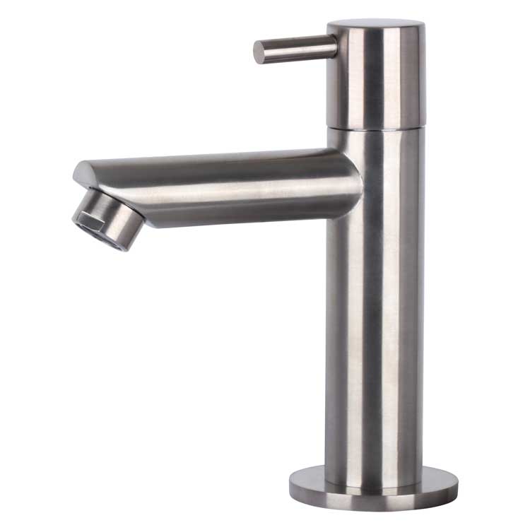 Robinet d'eau froide Stan chrome mat