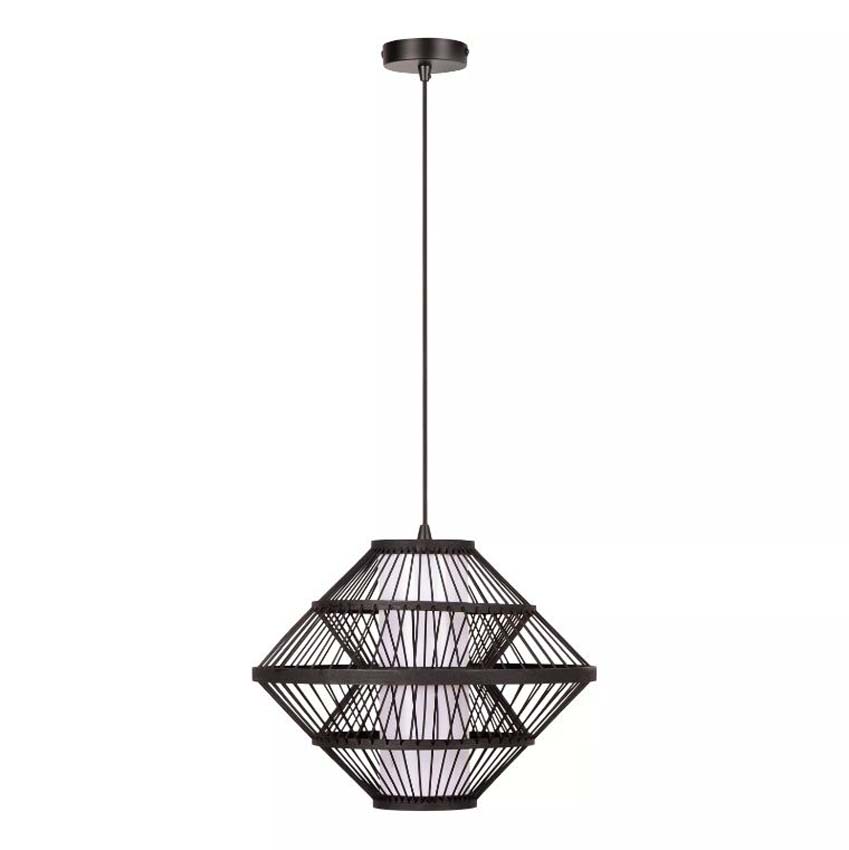 Lucide Essential Pasquino - Suspension - Ø40cm - 1xE27 - Noir
