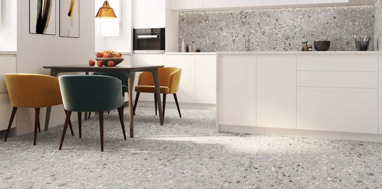 Carrelage Novo ceppo di gre gris clair rt 60 x 120 cm