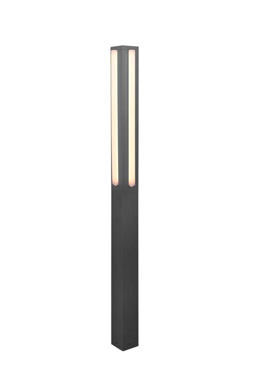 Eclairage extérieur LED poteau anthracite H150cm 20W 2000LM IP54