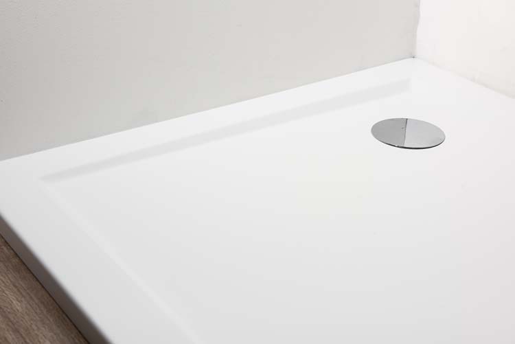 Douchebak Horst acryl mat wit 90x90cm