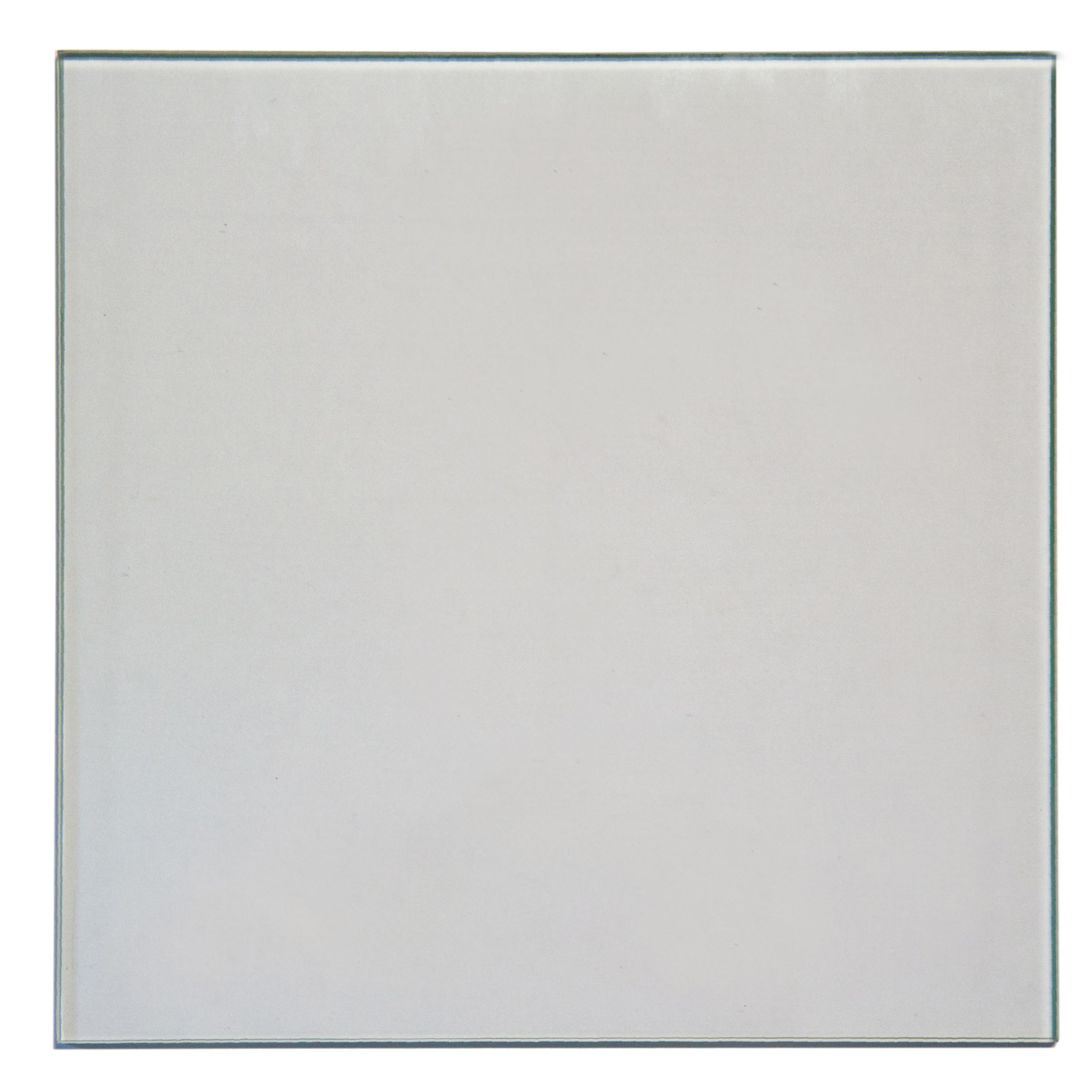Glas classic vierkant doorzichtig 255x255x6mm