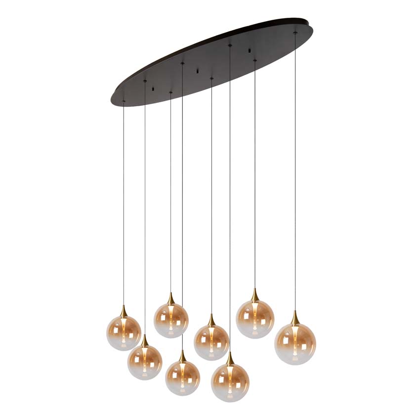 GISELA - Hanglamp - LED Dimb. - 8x3,9W 2700K - Amber