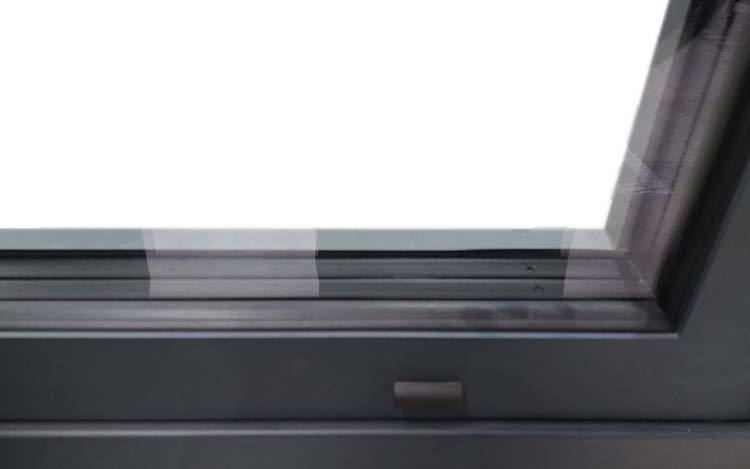 Châssis oscillo-battante 2-VAN ALU Luxio anthracite L1600xH1400mm
