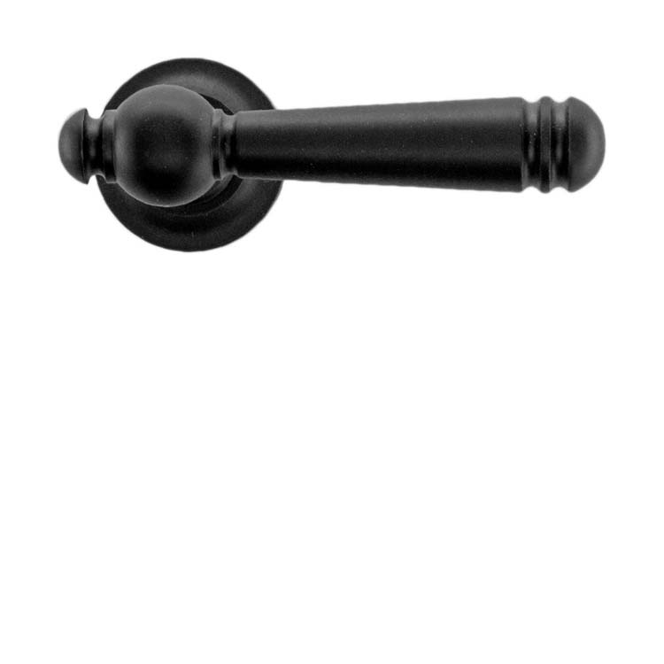 Poignée de porte pro calabria noir sans rosace