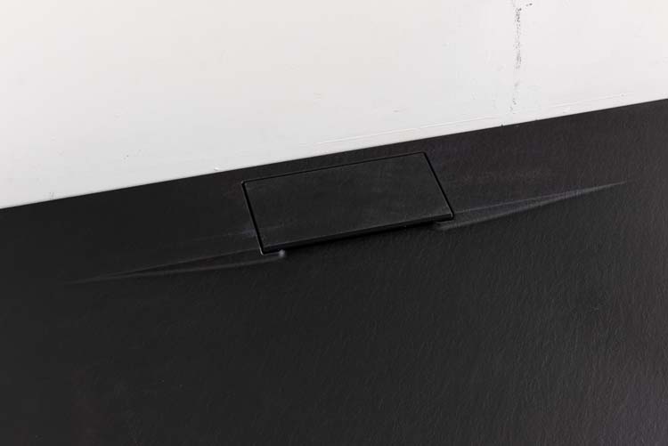 Douchebak Myo SMC mat zwart leisteenlook 120x90cm