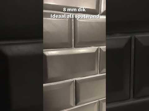 Carrelage Metro noir matt 7.5x15cm