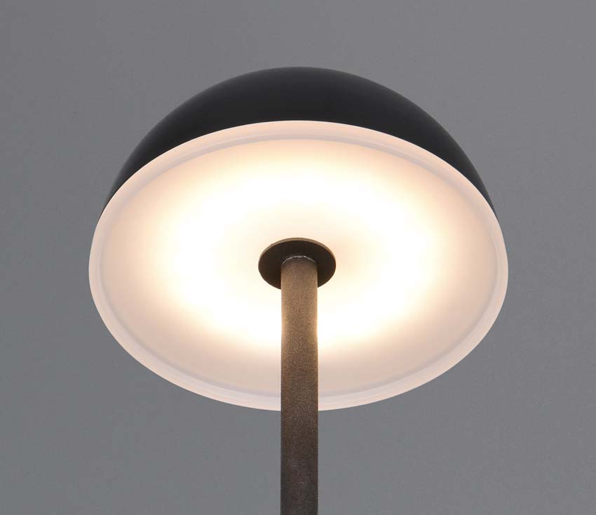 Lampe de table - Noir - Ø12cm - Dimmable - LED - 1x4,5W - 3000-6500K - RVB