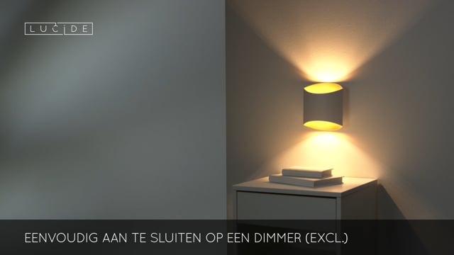 Lucide DILETTA - Applique murale - 1xG9 - Blanc