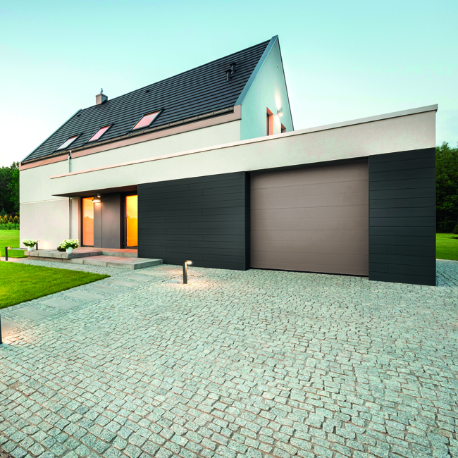 Dumaclin sidings gevelbekleding pvc 185x2400mm gelakt Antraciet