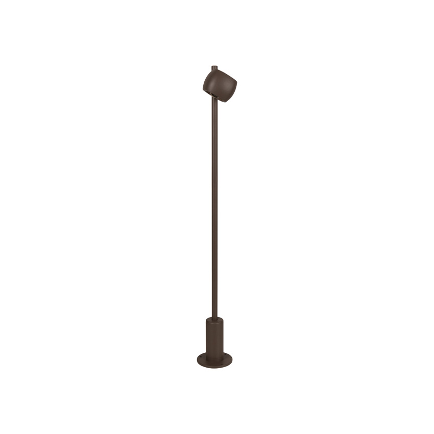 Lucide Essential Capri - Lampadaire intérieur/extérieur - LED - 1x8W - 2700K - IP54 - Café