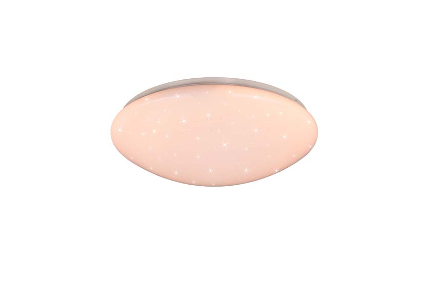 Plafonnier - blanc - Ø38xH10,5cm - dimmable - LED - 1x18W - 3000/6000K