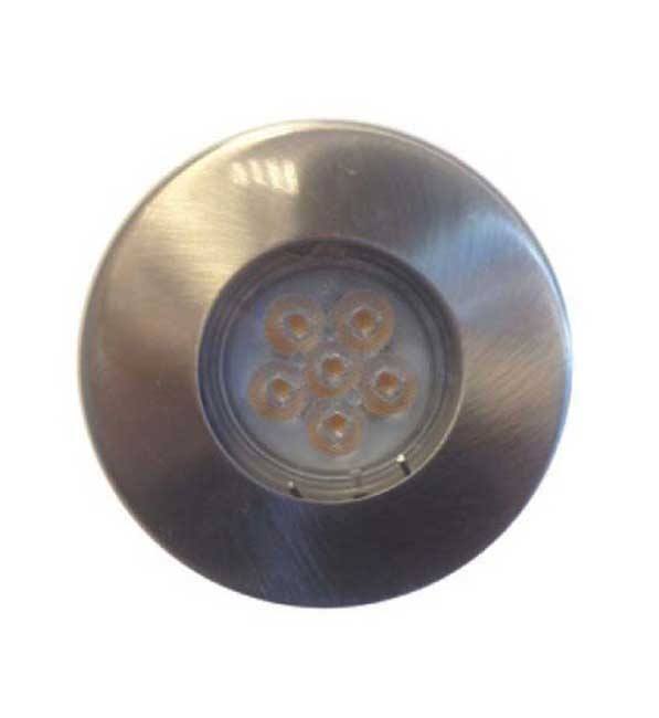 Spot encastré - Rond - Chrome mat