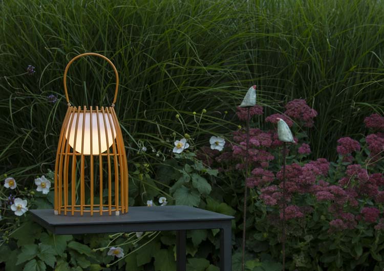 Tafellamp buiten - bruin - Ø17,5cm - LED - 0,3W - 3200K - IP44 - 3 StepDim