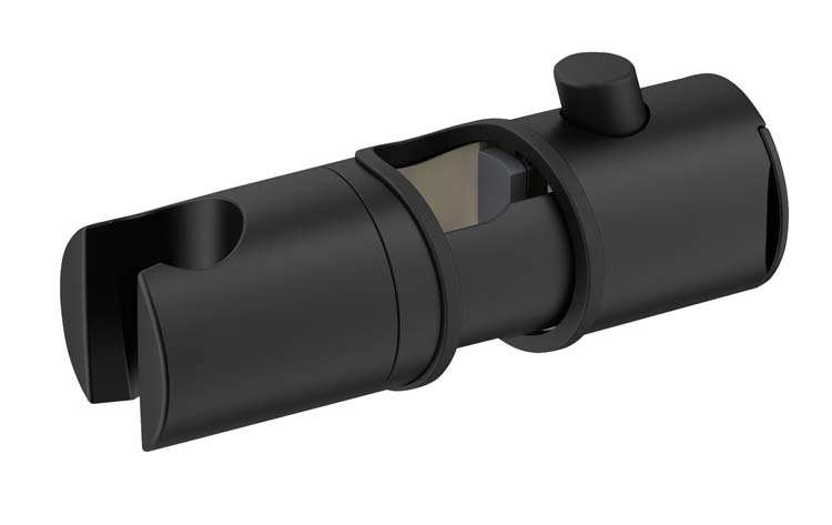 Glijstuk voor douchestang Liberta zwart