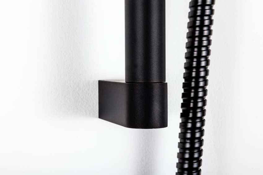 Doucheset Hurricane thermostatisch met cooltouch zwart