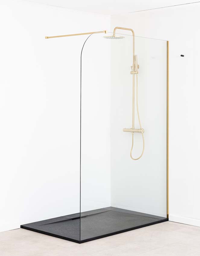 Paroi de douche Avery arrondie 137x200cm