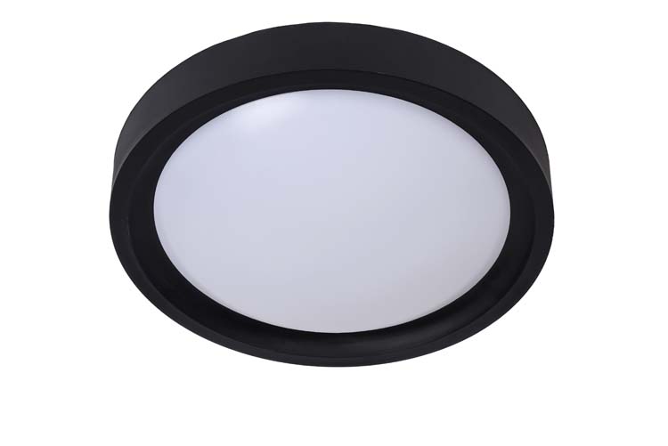 Plafonnier - noir - dimmable - LED - Ø33cm - E27 - 9W